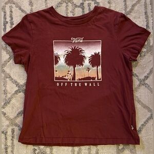 vans graphic tee shirt